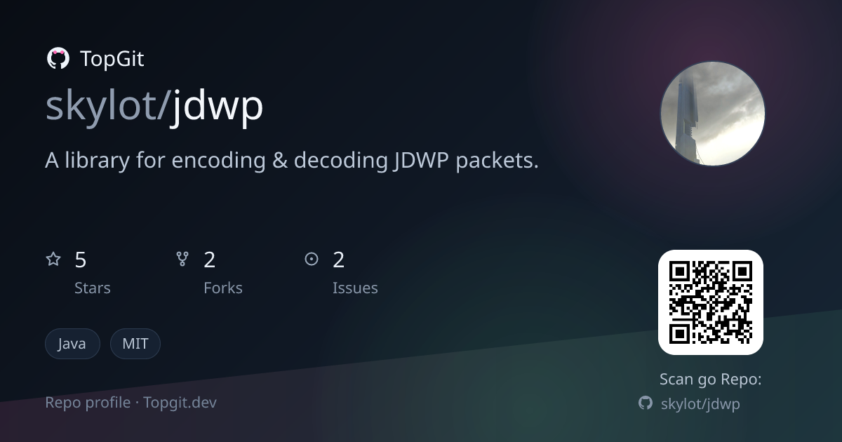 TopGit repo profile image for skylot/jdwp