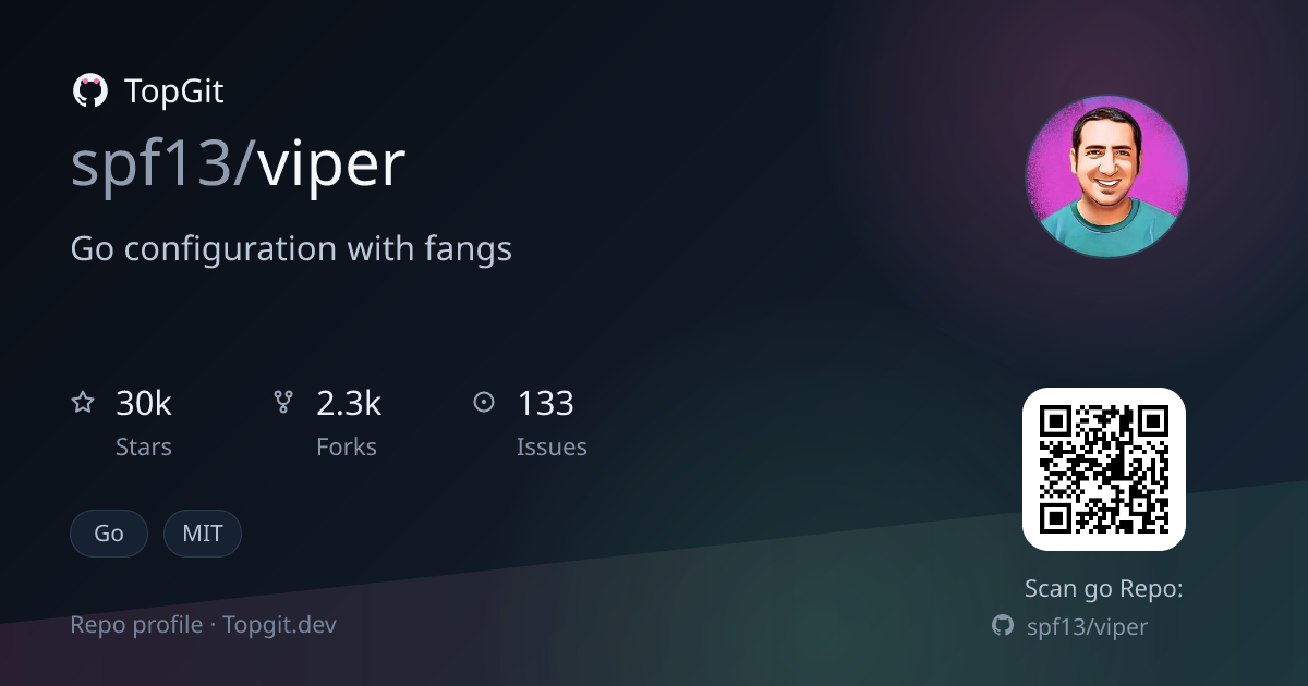 TopGit repo profile image for spf13/viper