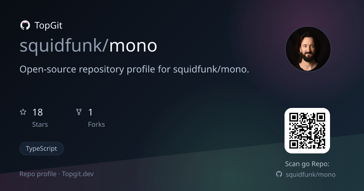TopGit repo profile image for squidfunk/mono