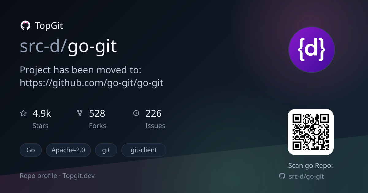 TopGit repo profile image for src-d/go-git
