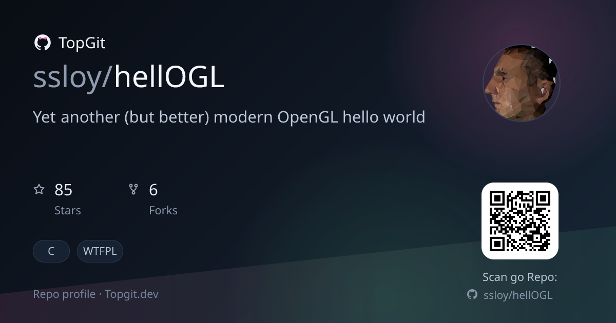 TopGit repo profile image for ssloy/hellOGL
