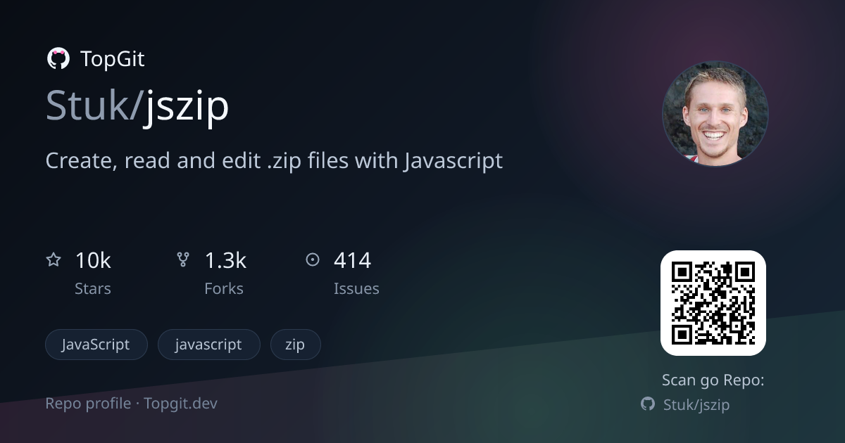 TopGit repo profile image for Stuk/jszip