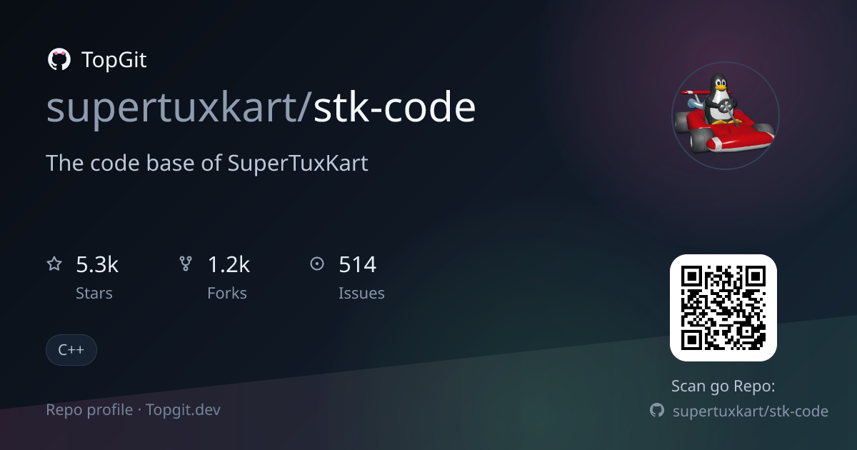 TopGit repo profile image for supertuxkart/stk-code