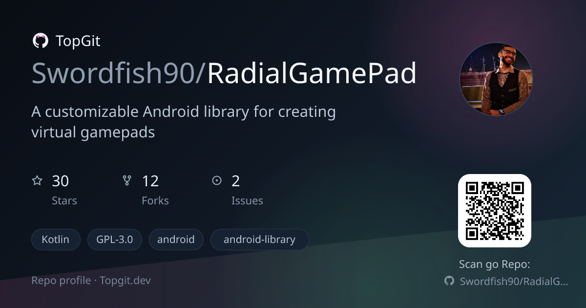 TopGit repo profile image for Swordfish90/RadialGamePad