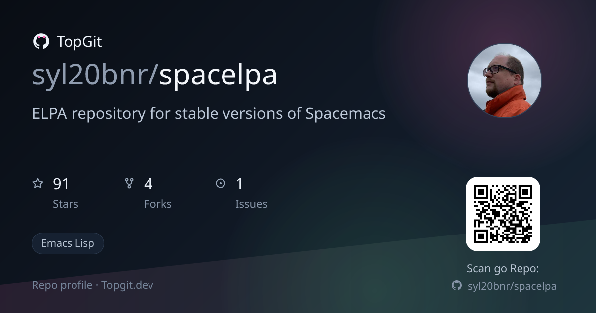 TopGit repo profile image for syl20bnr/spacelpa
