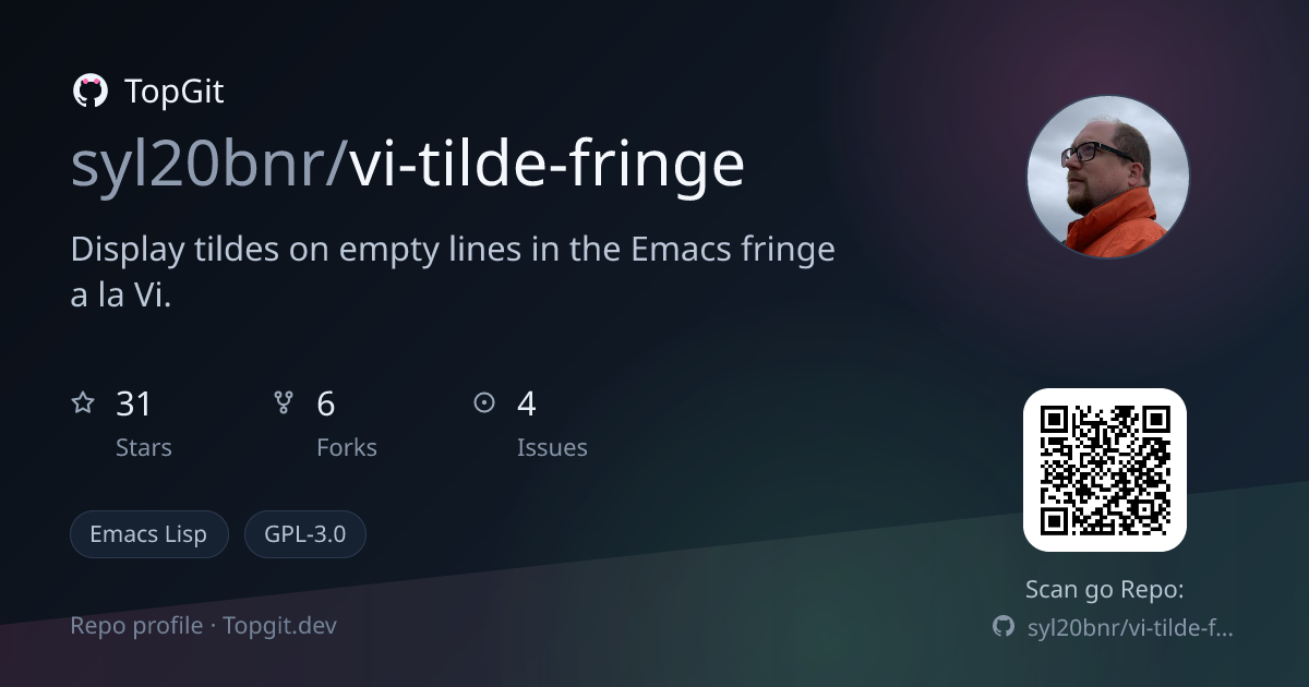 TopGit repo profile image for syl20bnr/vi-tilde-fringe