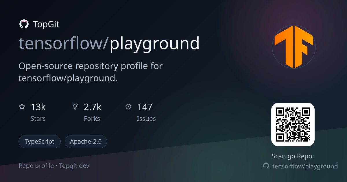 TopGit repo profile image for tensorflow/playground