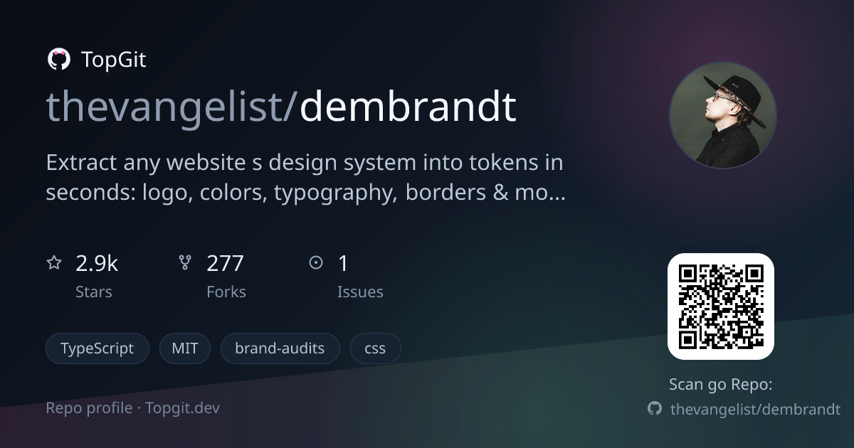 TopGit repo profile image for thevangelist/dembrandt