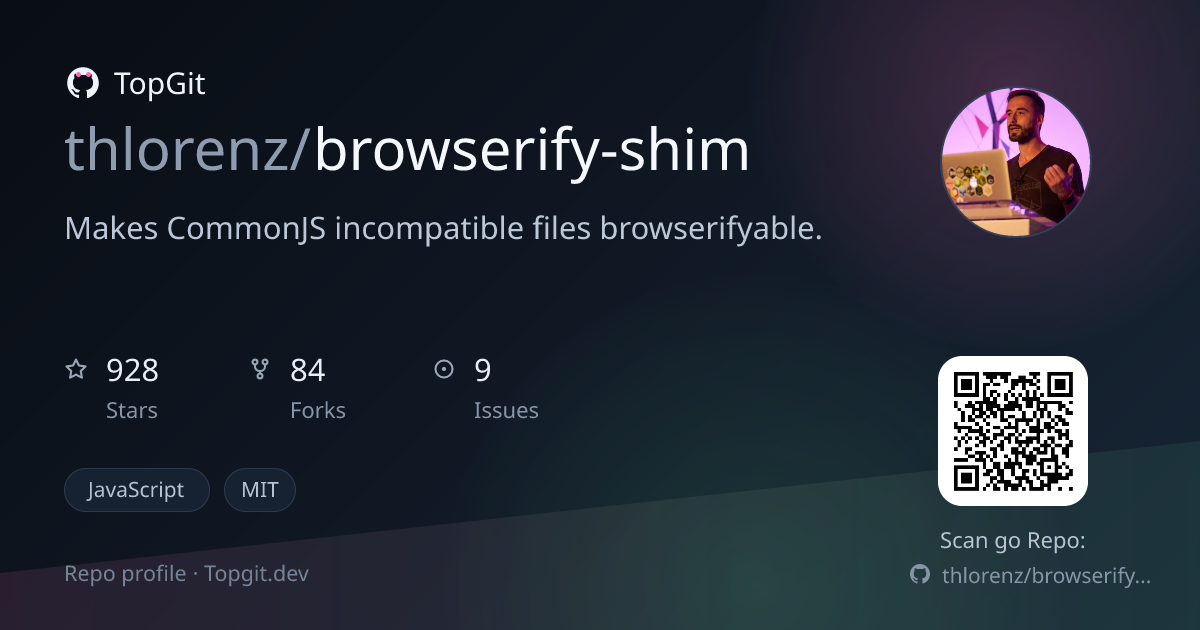TopGit repo profile image for thlorenz/browserify-shim