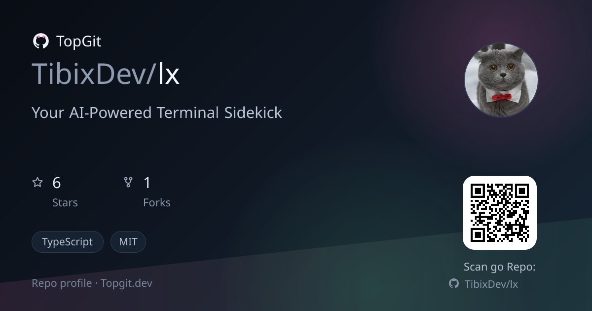 TopGit repo profile image for TibixDev/lx