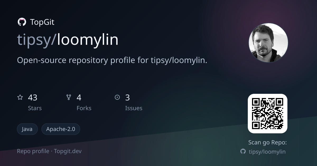 TopGit repo profile image for tipsy/loomylin