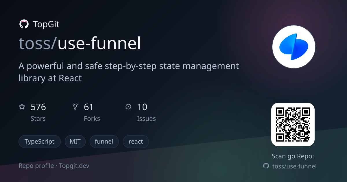 TopGit repo profile image for toss/use-funnel