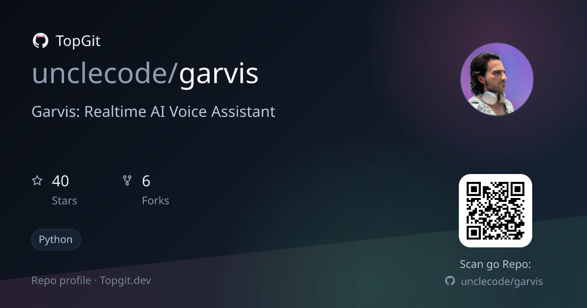 TopGit repo profile image for unclecode/garvis