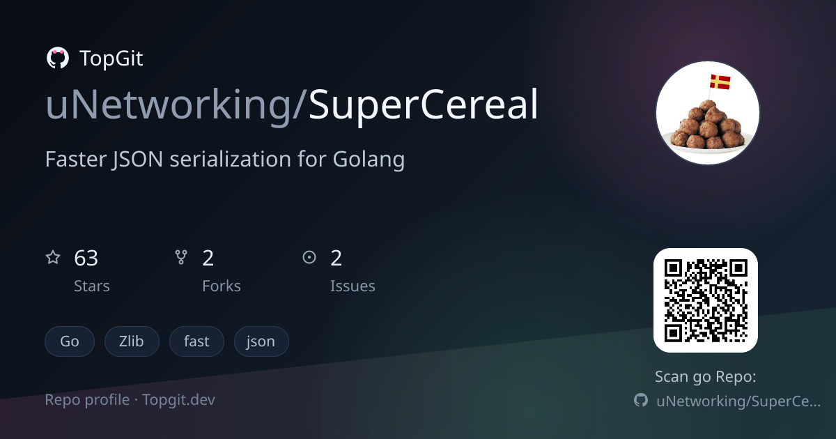 TopGit repo profile image for uNetworking/SuperCereal