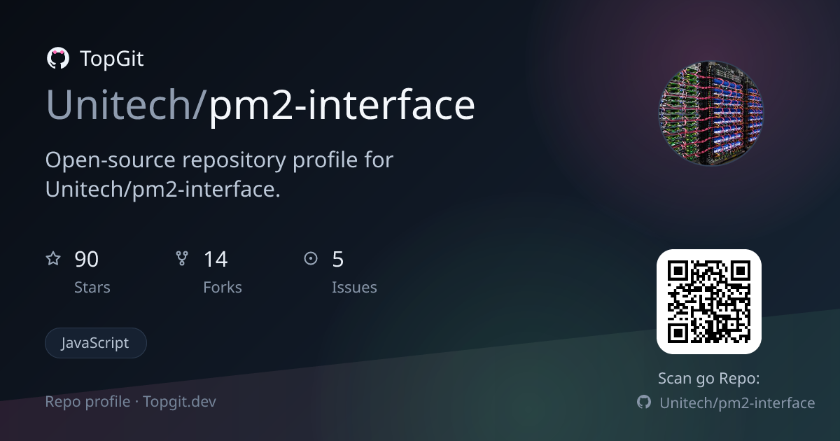 TopGit repo profile image for Unitech/pm2-interface