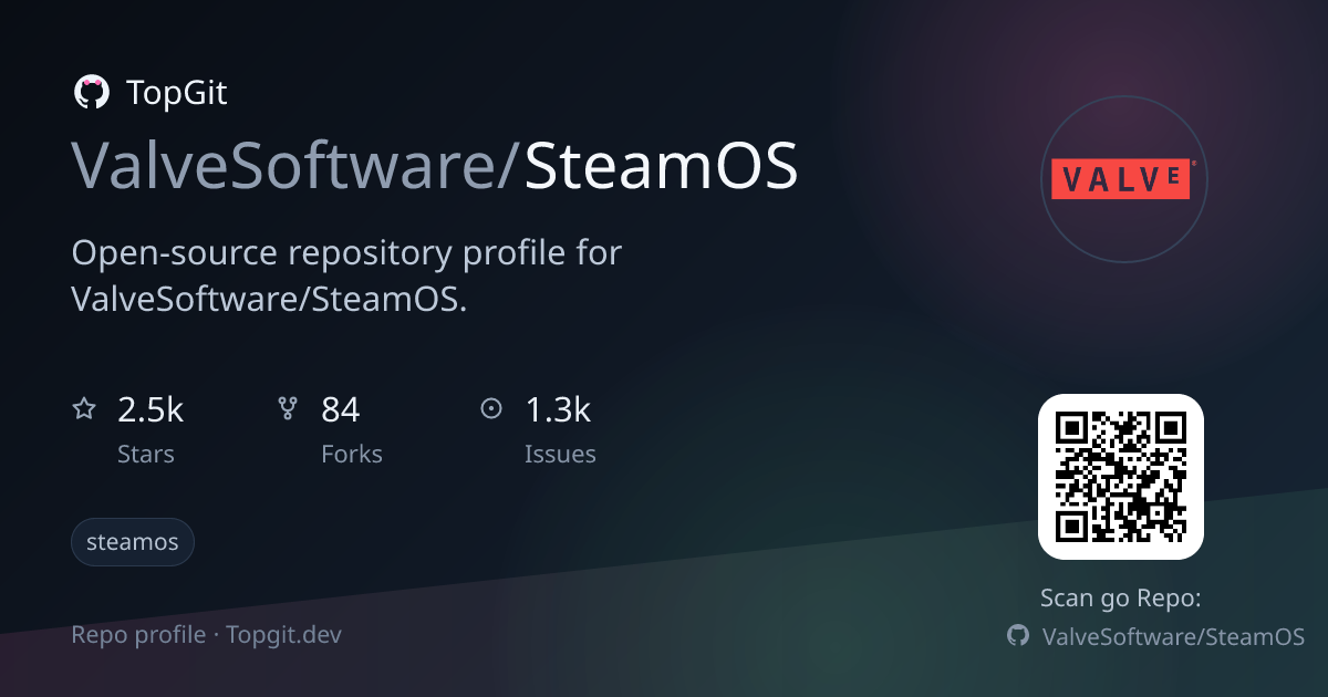 TopGit repo profile image for ValveSoftware/SteamOS