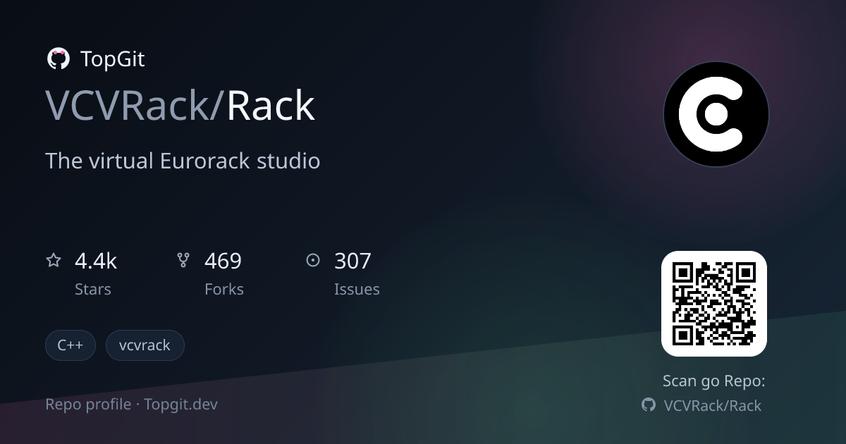 TopGit repo profile image for VCVRack/Rack