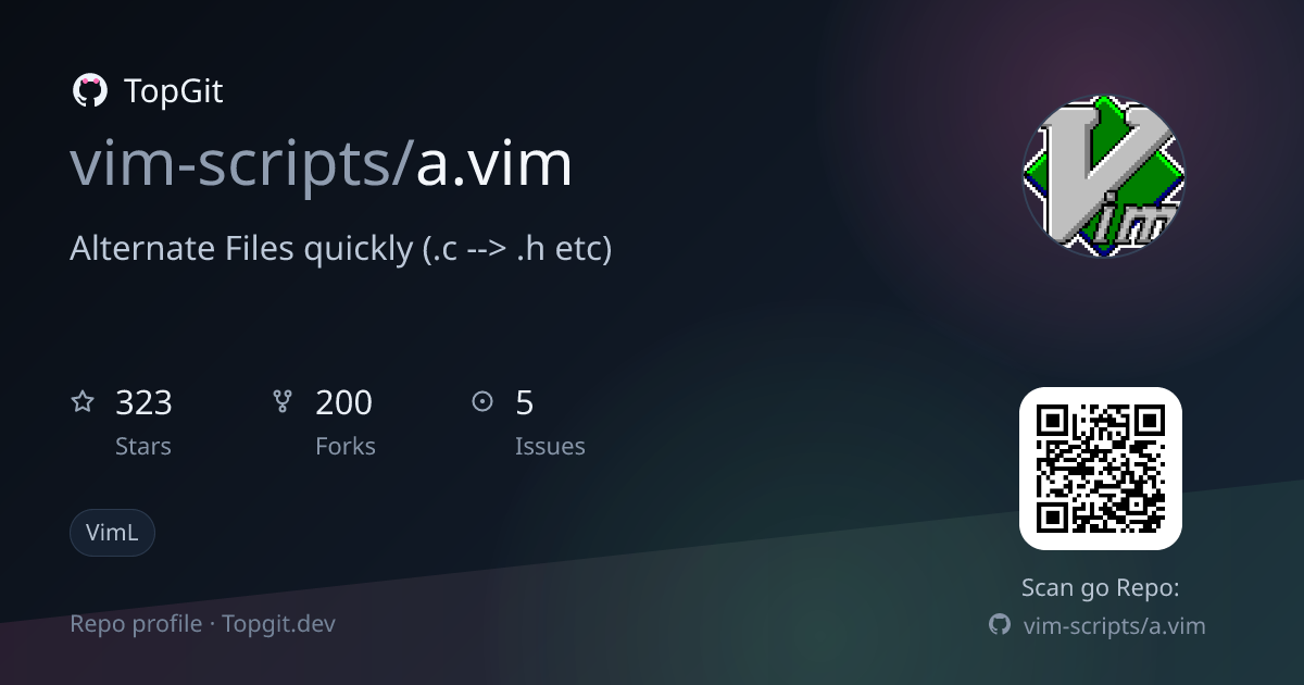 TopGit repo profile image for vim-scripts/a.vim