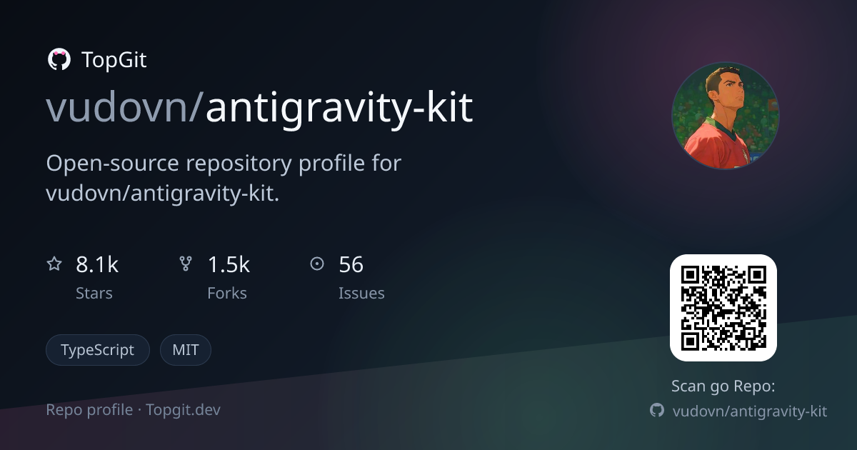 TopGit repo profile image for vudovn/antigravity-kit