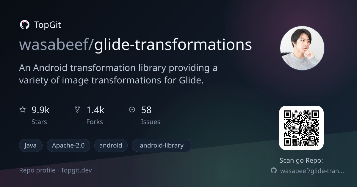 TopGit repo profile image for wasabeef/glide-transformations