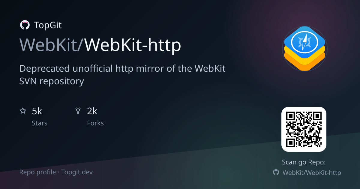 TopGit repo profile image for WebKit/WebKit-http