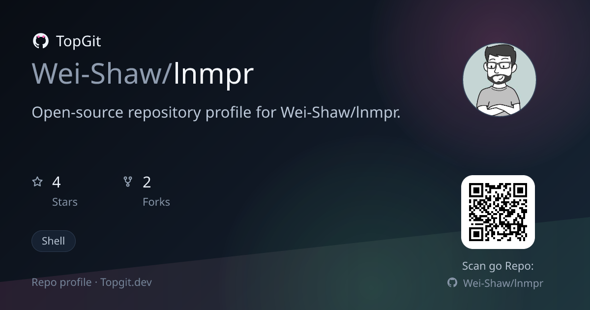 TopGit repo profile image for Wei-Shaw/lnmpr