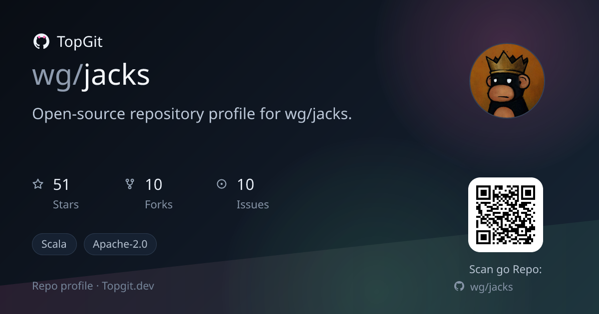 TopGit repo profile image for wg/jacks