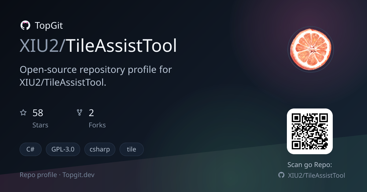 TopGit repo profile image for XIU2/TileAssistTool