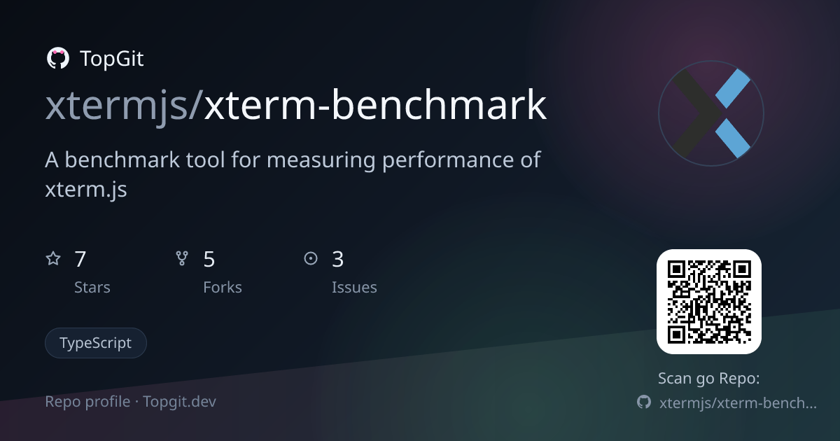TopGit repo profile image for xtermjs/xterm-benchmark
