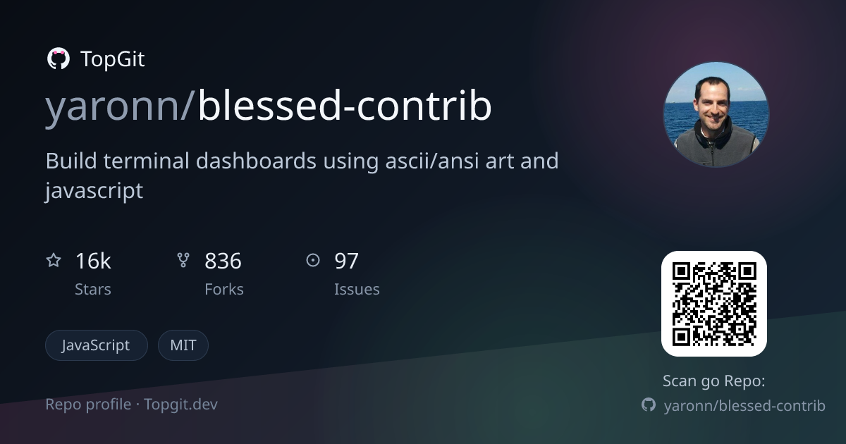 TopGit repo profile image for yaronn/blessed-contrib