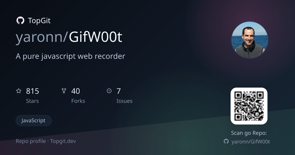 TopGit repo profile image for yaronn/GifW00t
