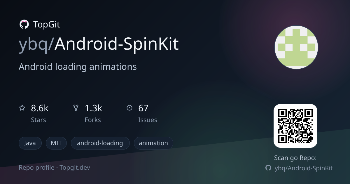 TopGit repo profile image for ybq/Android-SpinKit