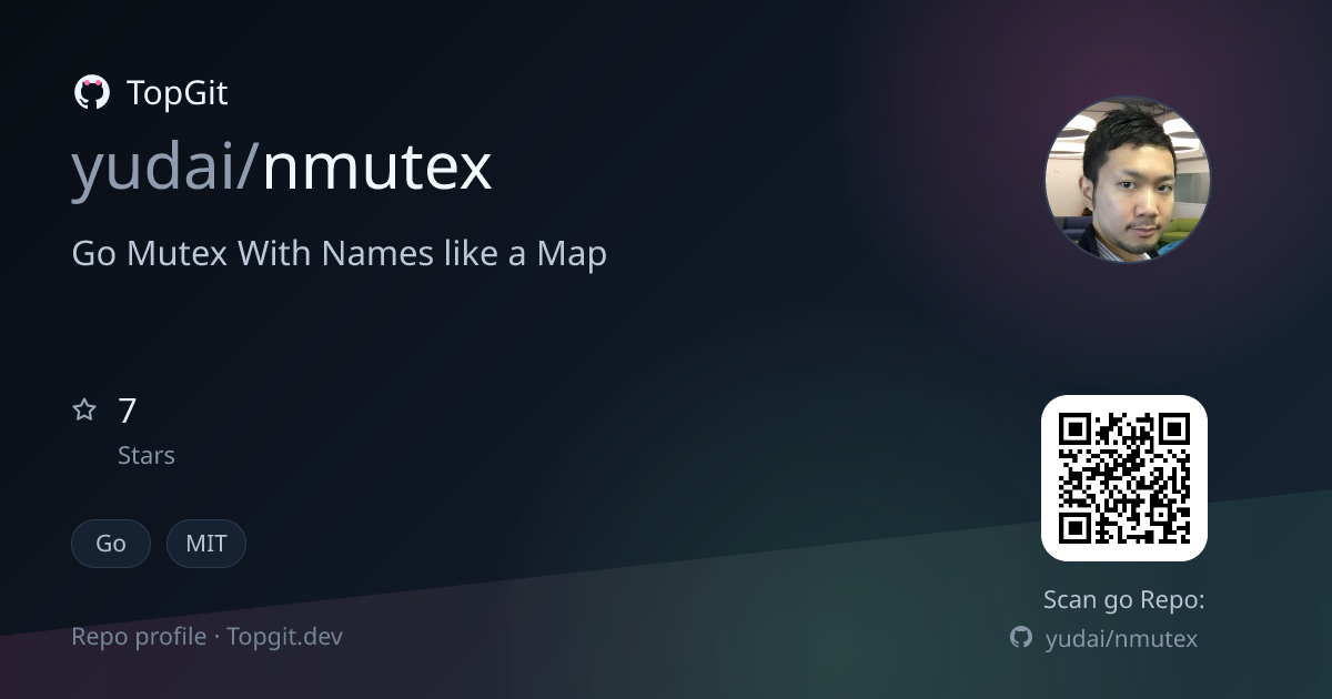 TopGit repo profile image for yudai/nmutex