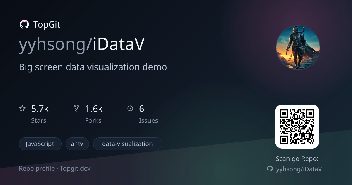 TopGit repo profile image for yyhsong/iDataV