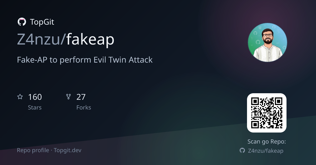 TopGit repo profile image for Z4nzu/fakeap
