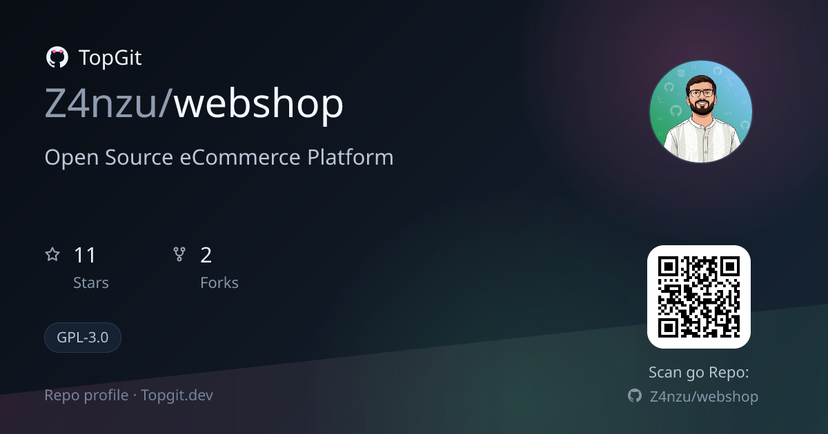 TopGit repo profile image for Z4nzu/webshop