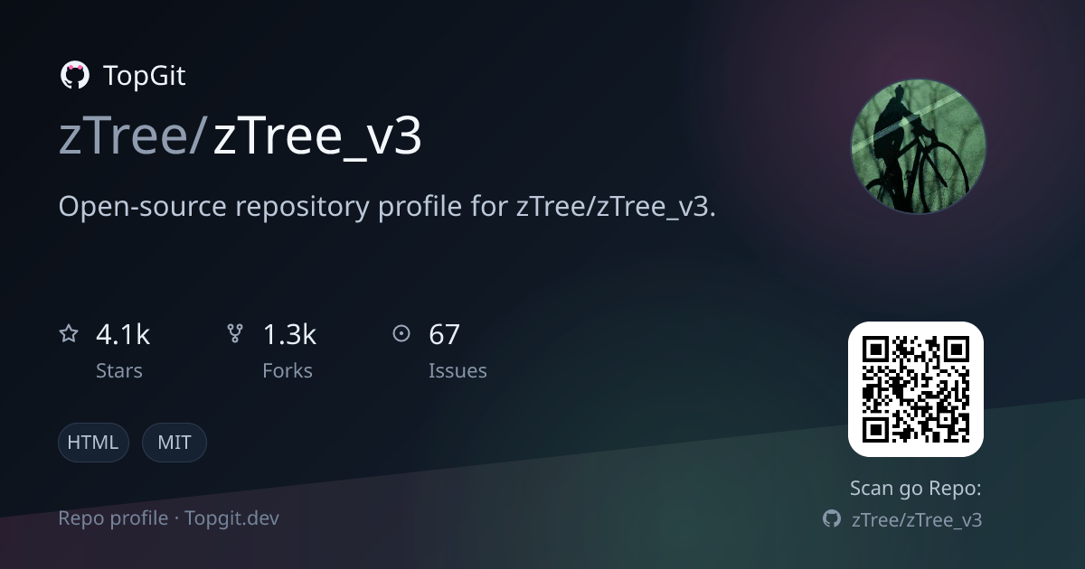 TopGit repo profile image for zTree/zTree_v3