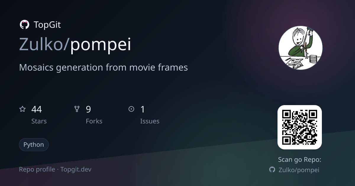 TopGit repo profile image for Zulko/pompei